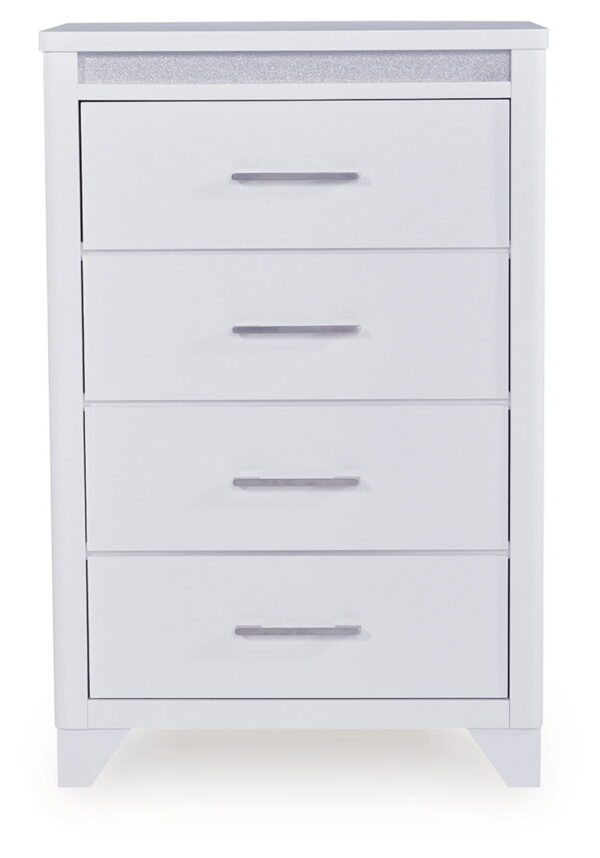 Jarlee - White - Four Drawer Chest - Image 3