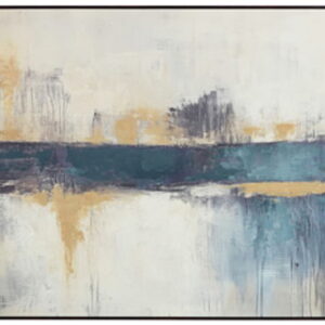 Gatesford - Blue / White / Tan - Wall Art
