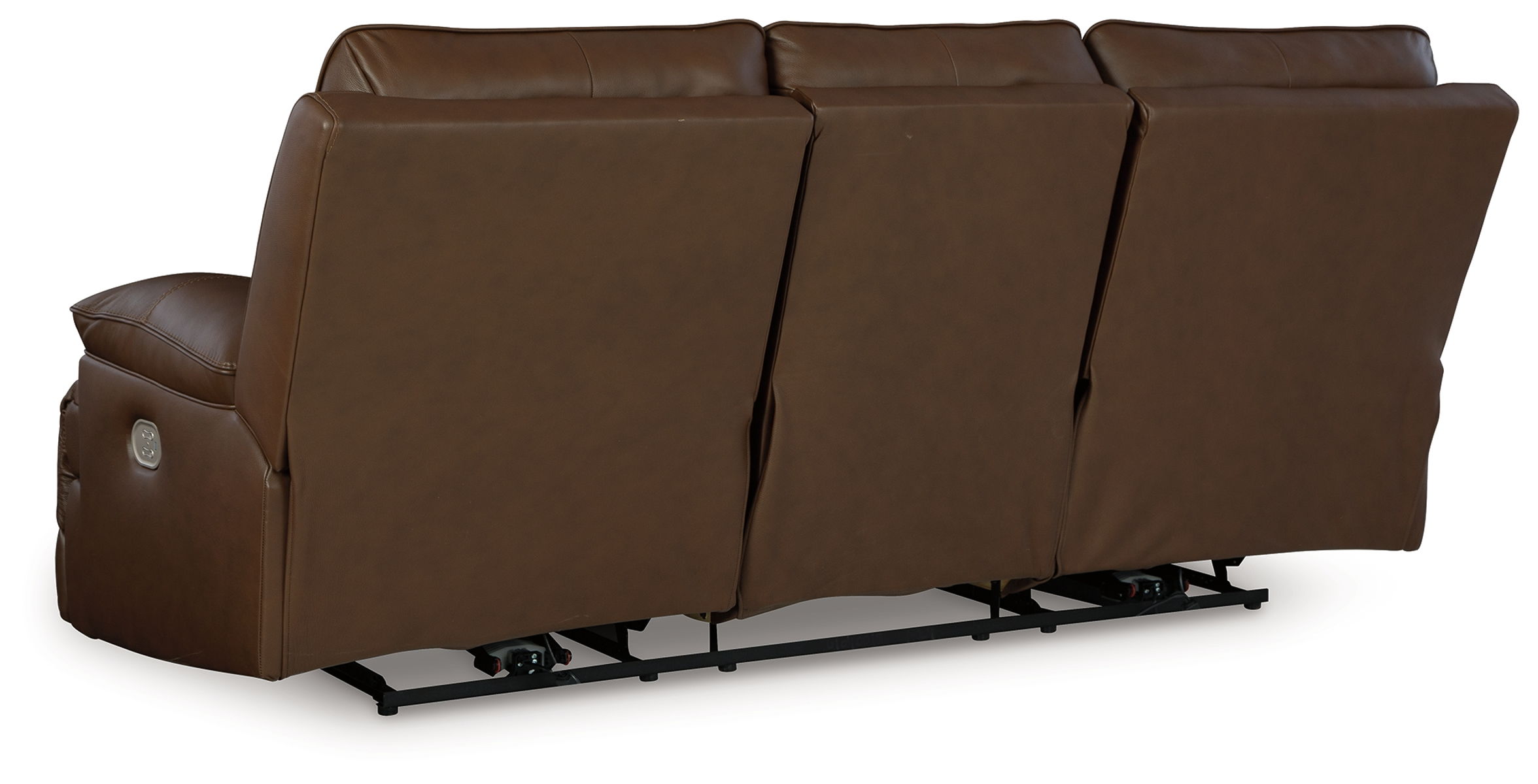 Vonryan - Power Reclining Sofa With Adj Headrest - Tobacco - Image 4