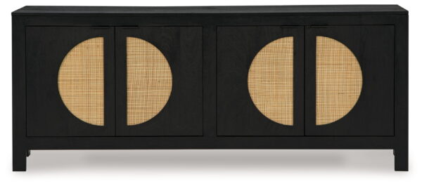 Cliffiings - Black / Natural - Accent Cabinet - Image 2