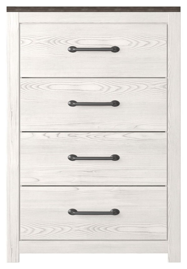 Gerridan - White / Gray - Four Drawer Chest - Image 2