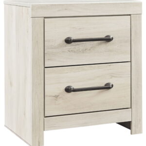 Cambeck - Whitewash - Two Drawer Night Stand