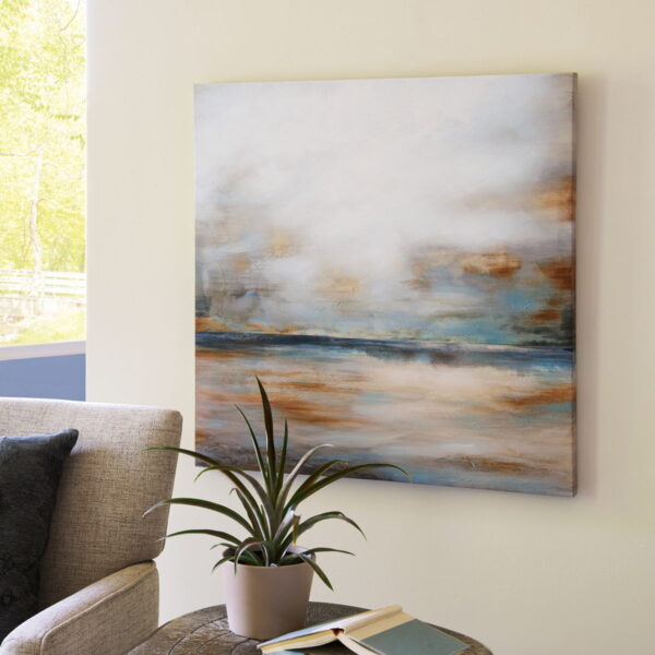 Weatheridge - Grey / Gold - Wall Art - Image 3