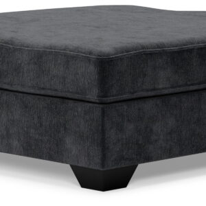 Lavernett - Charcoal - Oversized Accent Ottoman