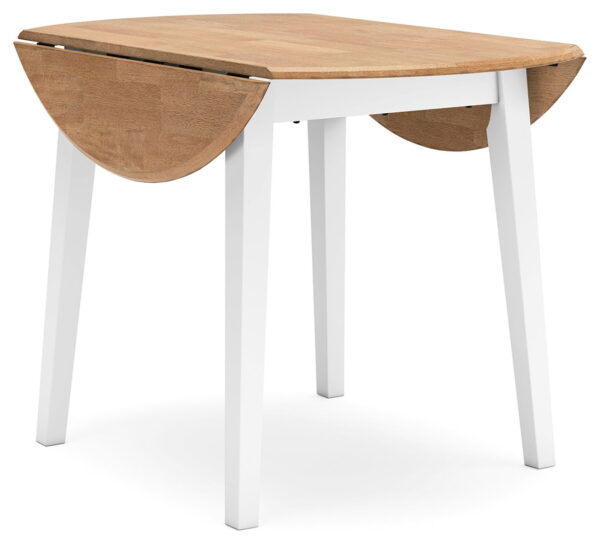 Gesthaven - Round Dining Room Drop Leaf Table Set - Image 2