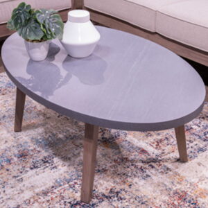 Harmony Headlands - Natural / Gray - Oval Cocktail Table