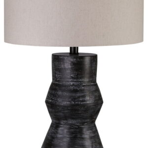 Kerbert - Distressed Black - Terracotta Table Lamp