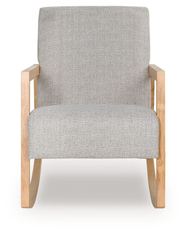 Wychworth - Gray / Natural - Accent Chair - Image 4