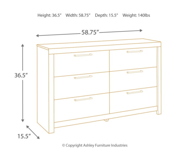 Derekson - Dresser, Mirror - Image 6