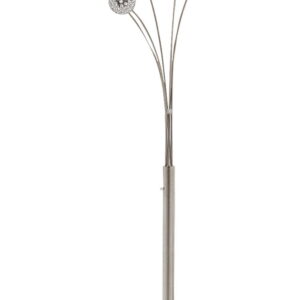 Winter - Silver Finish - Metal Arc Lamp