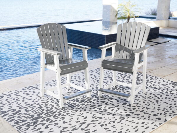 Transville - Gray / White - Barstool (Set of 2) - Image 2