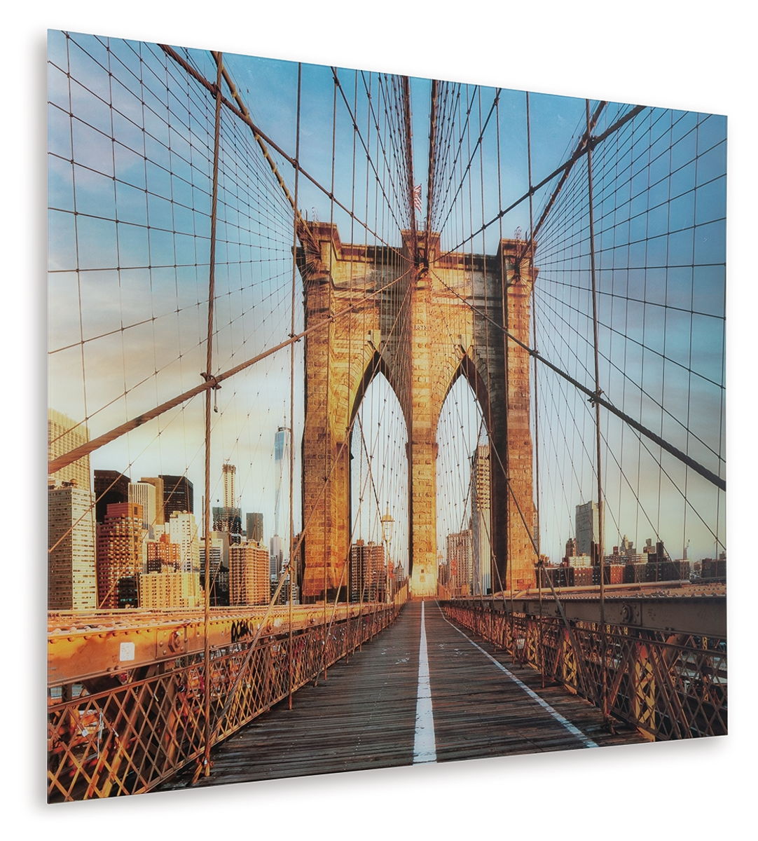 Shayward - Wall Art - Blue / Amber - Image 3