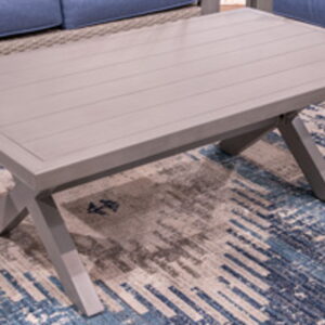 Half Moon Beach - Gray - Rectangular Cocktail Table