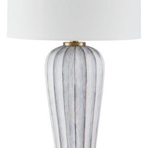 Lanwell - Antique Gray - Poly Table Lamp