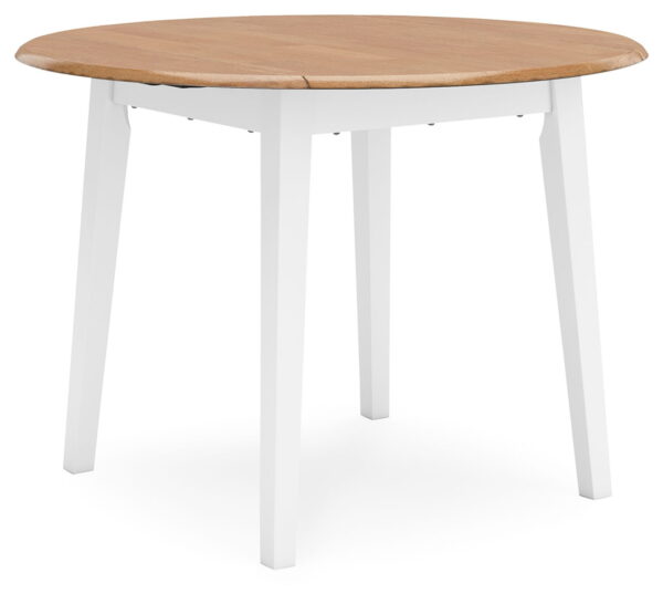Gesthaven - Round Dining Room Drop Leaf Table Set - Image 7