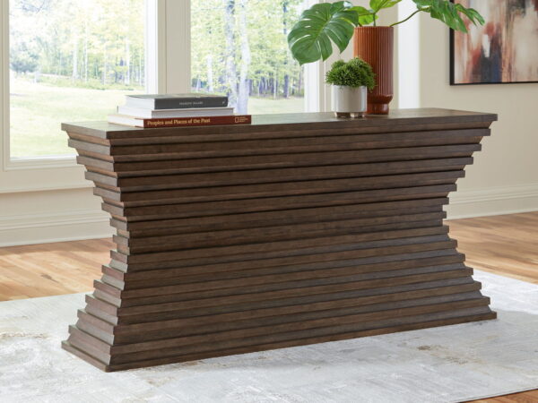 Hannodream - Warm Brown - Sofa Table - Image 3