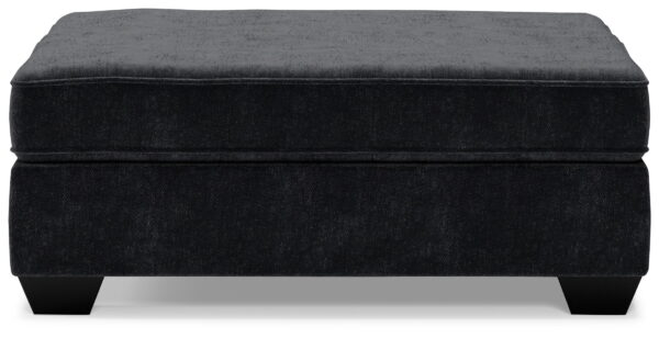 Lavernett - Charcoal - Oversized Accent Ottoman - Image 4