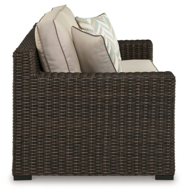 Coastline Bay - Brown - Loveseat W/Cushion - Image 2
