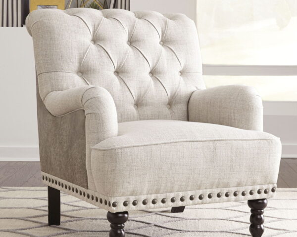Tartonelle - Ivory / Taupe - Accent Chair - Image 3