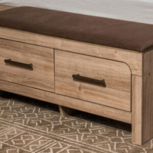 Kinlanni - Tan / Brown - Bedroom Upholstered Storage Bench