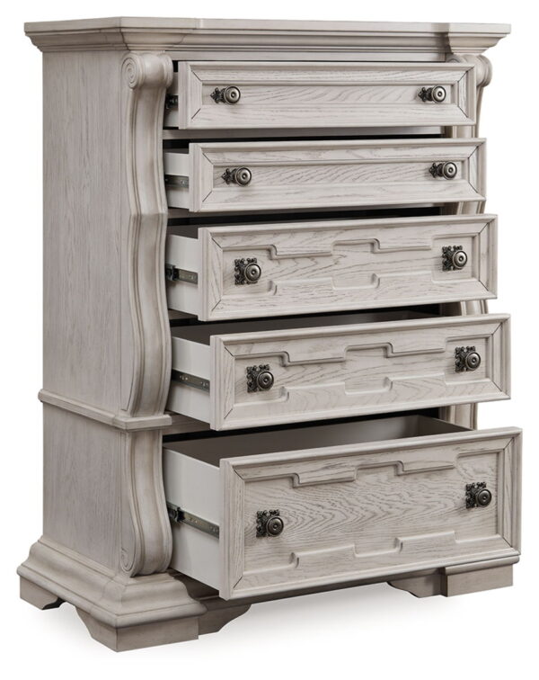 Bruchandi - Antique White - Five Drawer Chest - Image 4