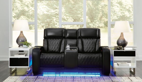 Boyington - Power Reclining Loveseat With Console/Adj Hdrst - Image 4