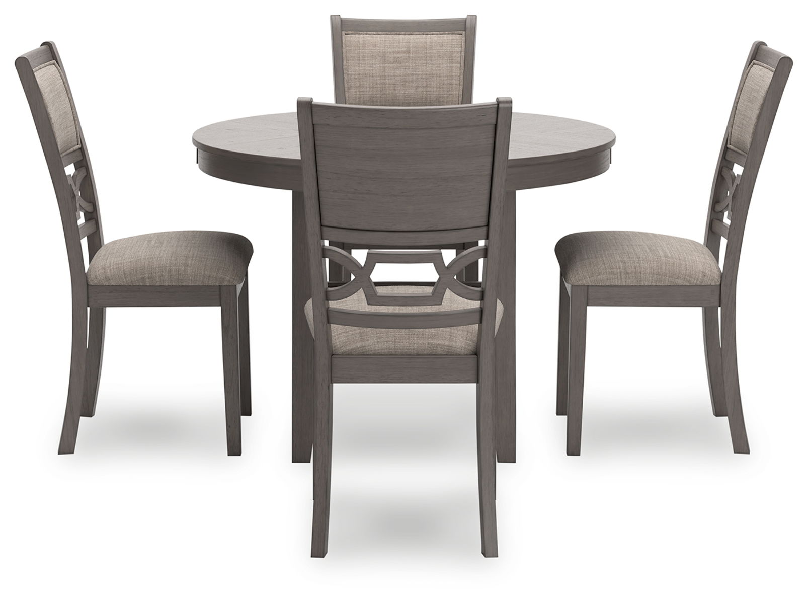 Wrenning - Dining Room Table Set (Set of 5) - Gray - Image 2