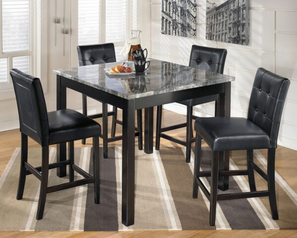 Maysville - Black - Square Counter TBL Set (Set of 5) - Image 2