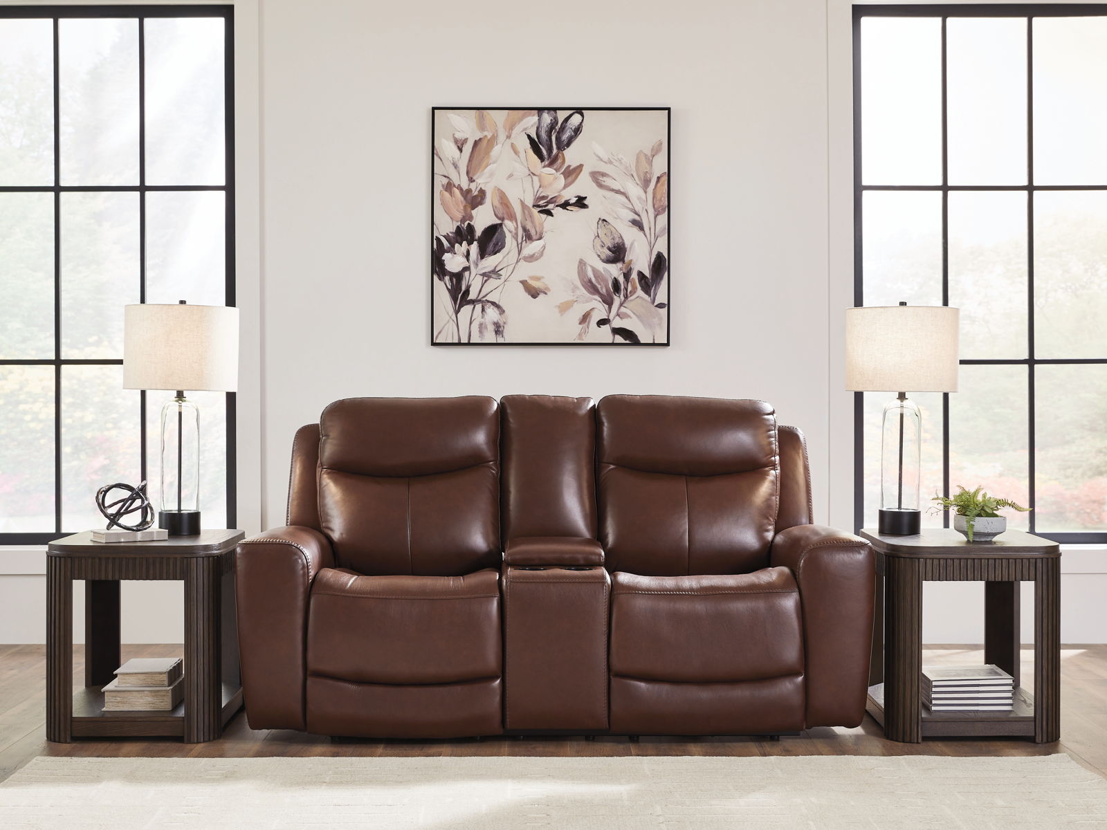 Next Move - Power Reclining Loveseat With Console / Adjustable Headrest - Image 2