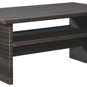 Easy Isle - Dark Brown / Beige - RECT Multi-Use Table