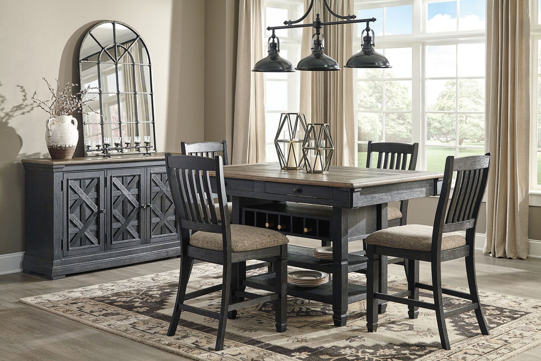 Tyler Creek - Counter Height Table Set - Image 10