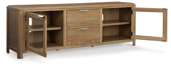 Rencott - Light Brown - Extra Large TV Stand - Image 4