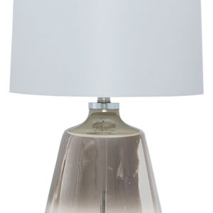 Jaslyn - Pearl Silver Finish - Glass Table Lamp