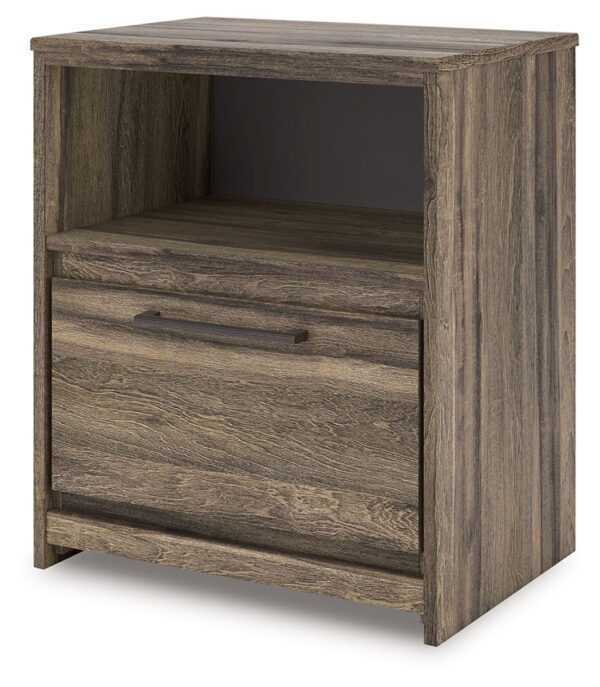 Elbrim - Brown - One Drawer Night Stand - Image 4