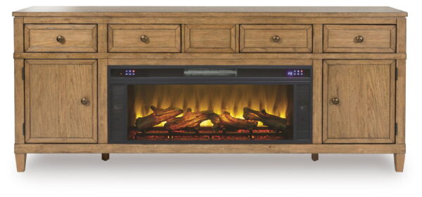 Sharlance - 81" TV Stand With Electric Fireplace - Image 3