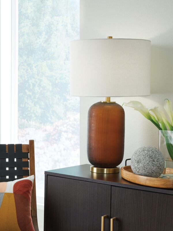 Farberman - Amber - Glass Table Lamp - Image 2