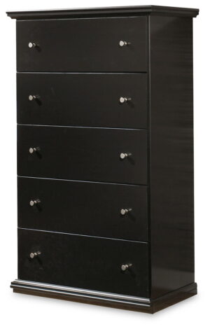 Maribel - Five Drawer Chest - Black