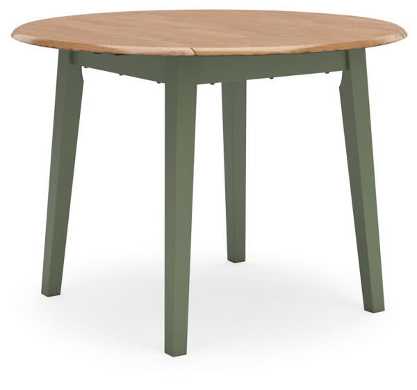 Gesthaven - Round Dining Room Drop Leaf Table Set - Image 8