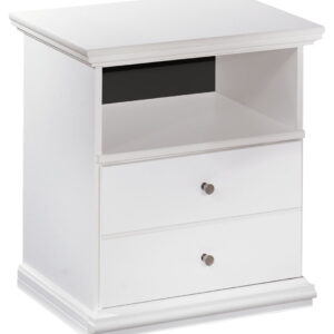 Bostwick Shoals - White - One Drawer Night Stand
