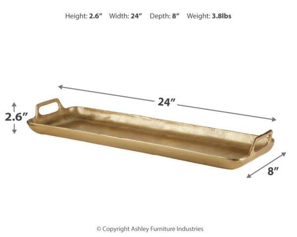 Posy - Gold Finish - Tray - Image 4