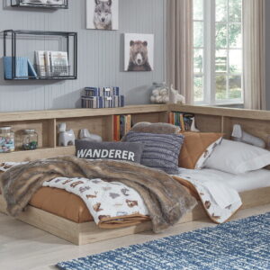 Oliah - Bookcase Storage Bed