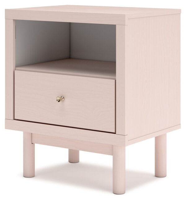 Wistenpine - Blush - One Drawer Night Stand - Image 4
