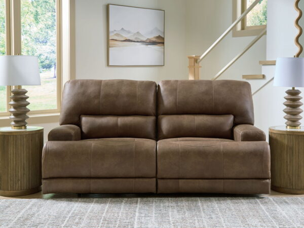 Beckley Place - Earth - 2 Seat Power Reclining Sofa With Adjustable Headrest - Image 3