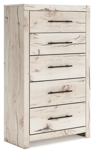 Lawroy - Five Drawer Chest - Light Natural