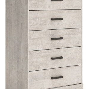 Shawburn - Gray - Five Drawer Chest