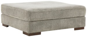 Bayless - Oversized Accent Ottoman - Smoke