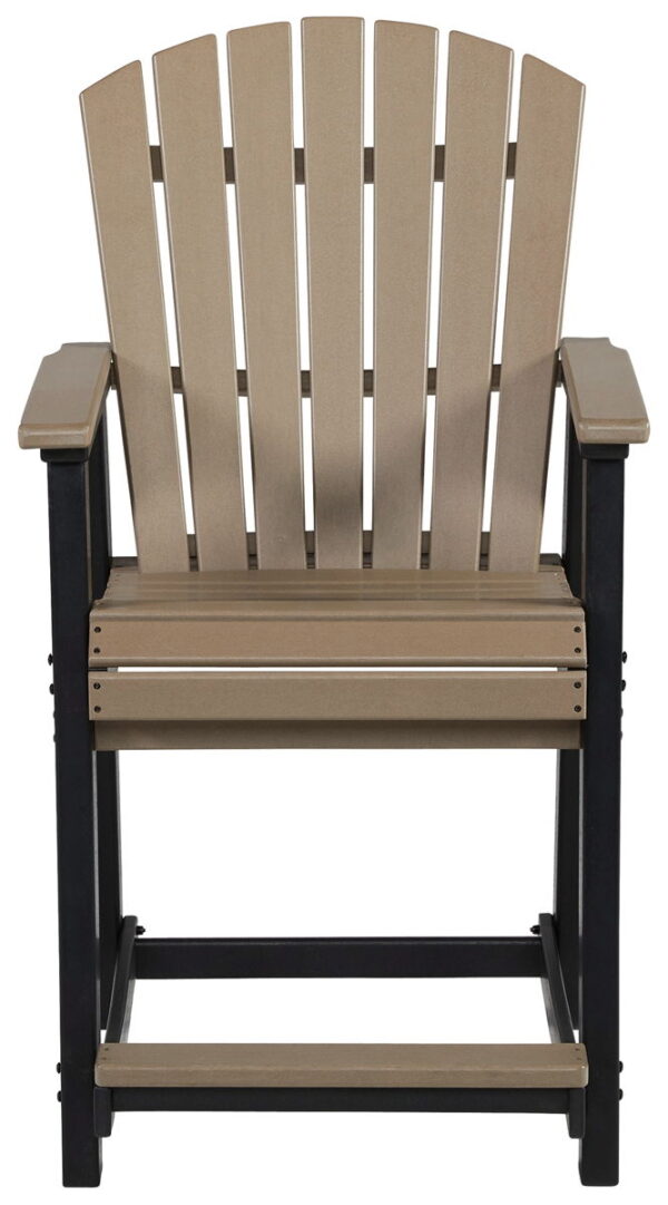 Fairen Trail - Black / Driftwood - Barstool (Set of 2) - Image 4