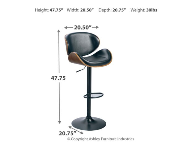 Bellatier - Adjustable Height Barstool - Image 2