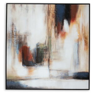 Pigeonford - White / Teal / Gold - Wall Art