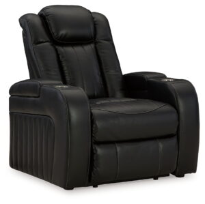 Caveman Den - Power Recliner/ Adj Headrest - Midnight
